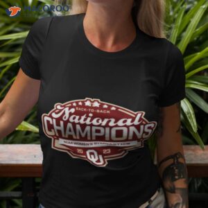 Crimson Oklahoma Sooners Back To Back Ncaa Women’s Gymnastics National Champions Shirt