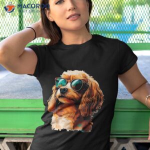 Cute Looking Dog Face With Sunglasses For Dogs Lovers Shirt