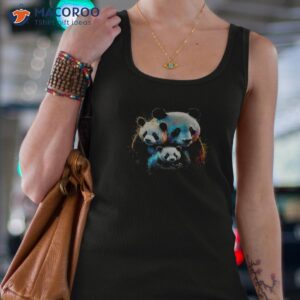 cute panda bear mom baby giant animal shirt tank top 4