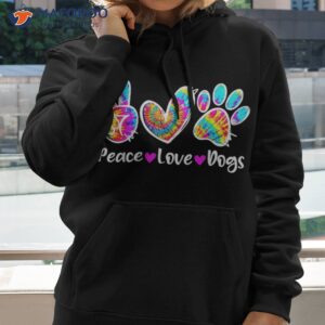 cute peace love dogs tie dye dog paw mom mothers day shirt hoodie 1