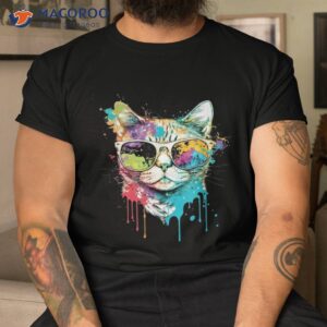 Cute Pop Art Cat Shirt