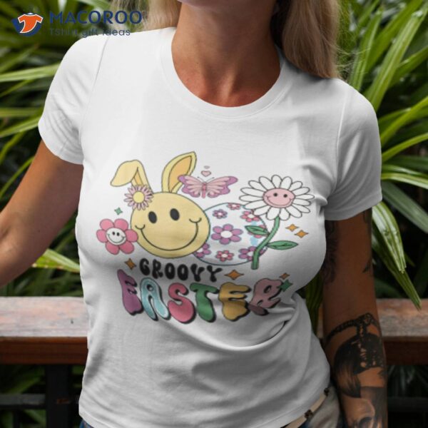 Cute Retro Bunny Happy Easter 2023 Shirt