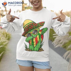 dabbing cactus cinco de mayo shirt sweatshirt