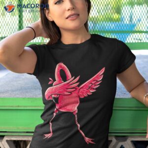 dabbing flamingo shirt boys girls dab dance gifts tshirt 1