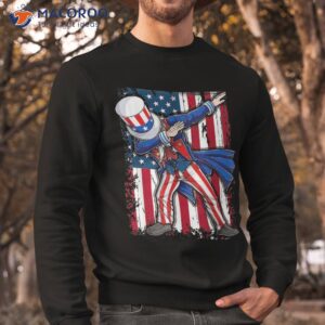 dabbing uncle sam 4th of july men kids boys gifts shirt sweatshirt