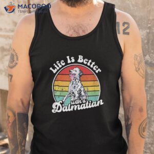 dalmatian shirt tank top