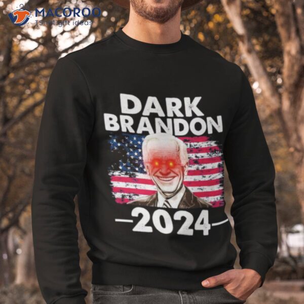 Dark Brandon Biden 2024 President Election America Flag Shirt