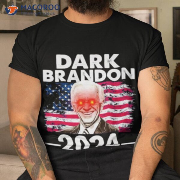 Dark Brandon Biden 2024 President Election America Flag Shirt