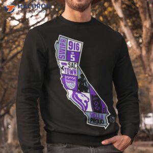 deaaron fox black sacramento kings player state t shirt sweatshirt