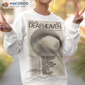 deafheaven australia and new zealand tour 2023 poster shirt sweatshirt 2
