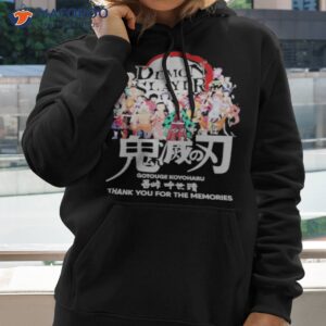 demon slayer gotouge koyoharu thank you for the memories shirt hoodie