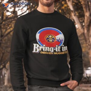 denver nuggets hometown regional franklin shirt sweatshirt