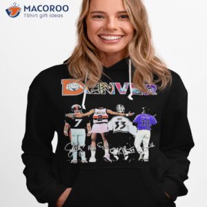 Denver Sports Teams Player Signatures Shirt
