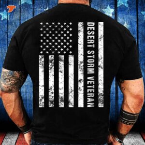 Desert Storm Veteran American Flag Shirt