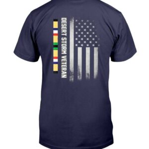 Desert Storm Veteran, American Flag Shirt