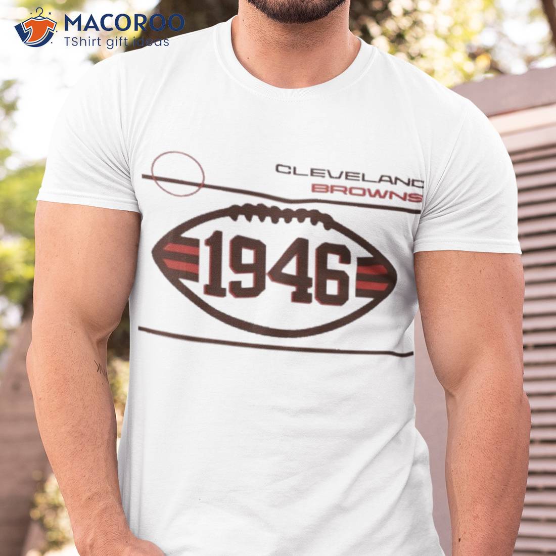 Vintage Football Team Cleveland Browns Established In 1946 T-Shirt