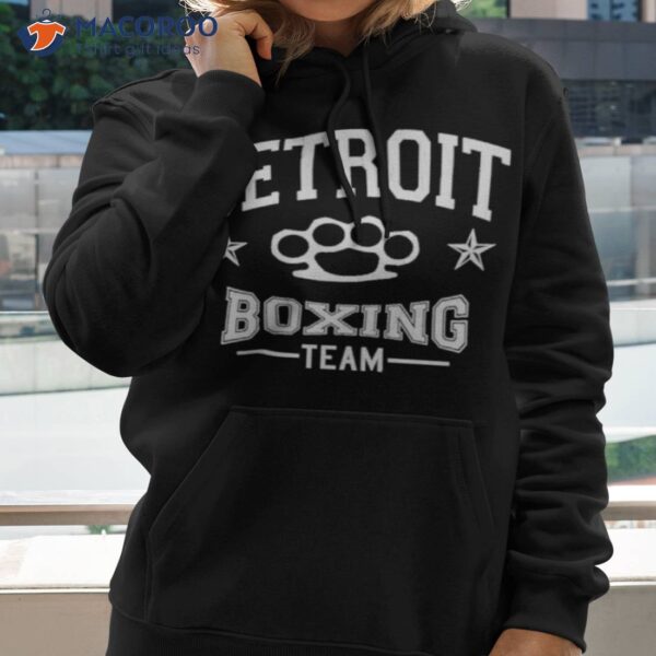 Detroit boxing team vintage distressed design shirt