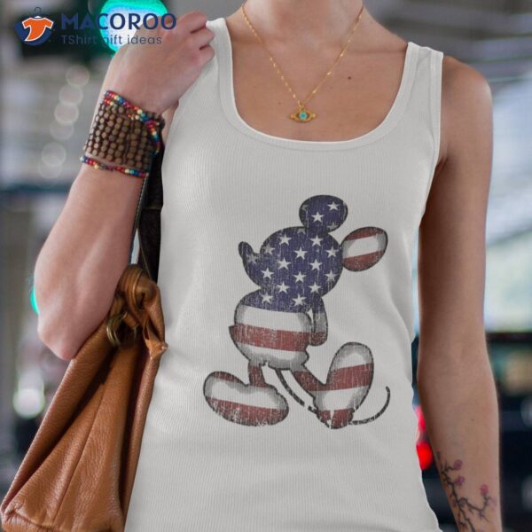 Disney Americana 4th Of July Mickey Mouse Shirt