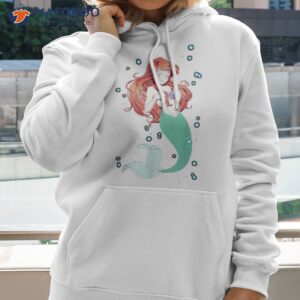 disney little mermaid anime ariel graphic shirt hoodie 2