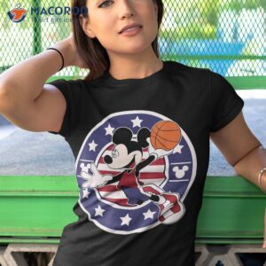 disney mickey and friends basketball usa shirt tshirt 1