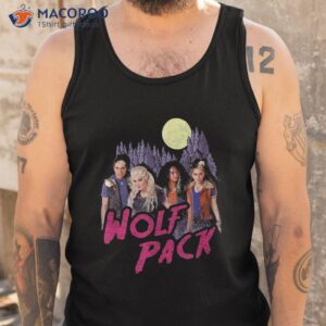 disney zombies wolf pack full moon group poster shirt tank top