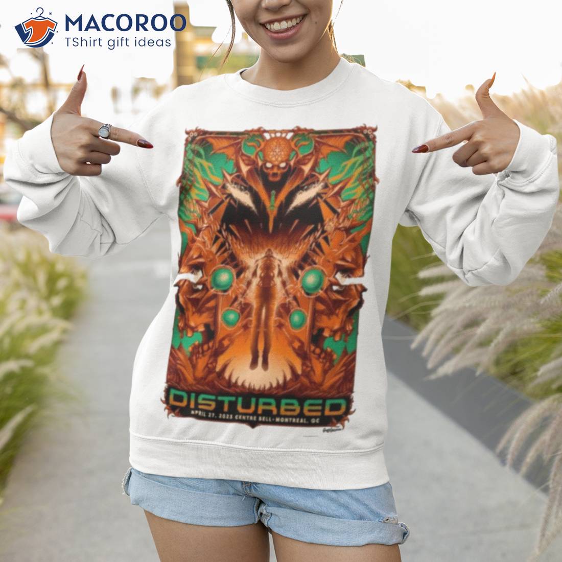 Disturbed April 27 2023 Bell Centre Montreal Qc Shirt Disturbed April 27 2023 Bell Centre Montreal Qc Shirt