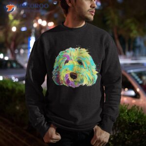 dog colourful labradoodle shirt sweatshirt