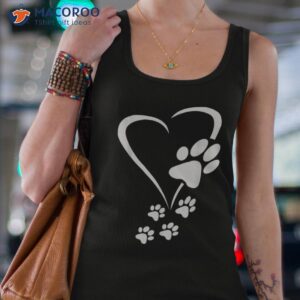 dog paw heart baby dogs paws hearts print shirt tank top 4