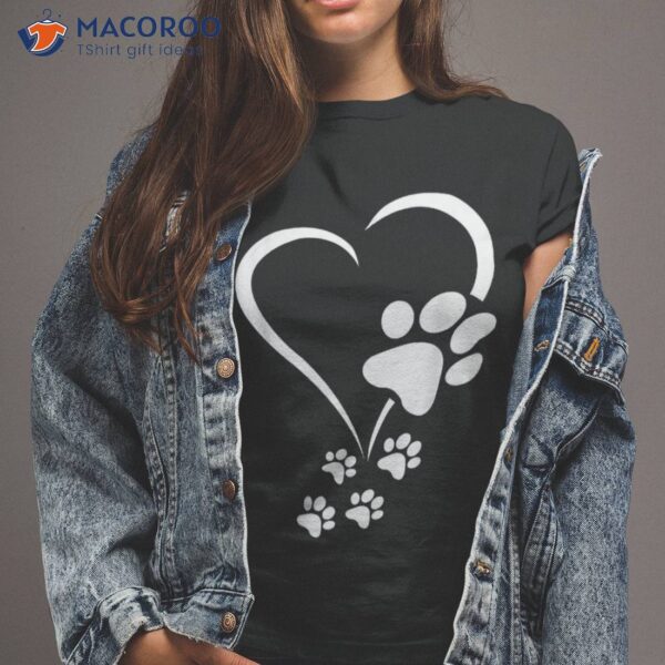 Dog Paw Heart Baby Dogs – Paws Hearts Print Shirt