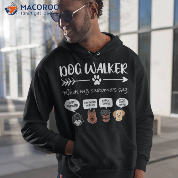 Dog Walker Shirt Walking Gift Funny Cute Faces