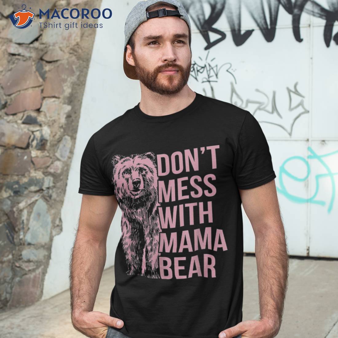 Don't Mess With Mama Bear Vintage Mom Mommy Mother's Day Shirt