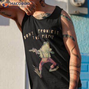 don t prohibit the ribbit frog groovy shirt tank top 1