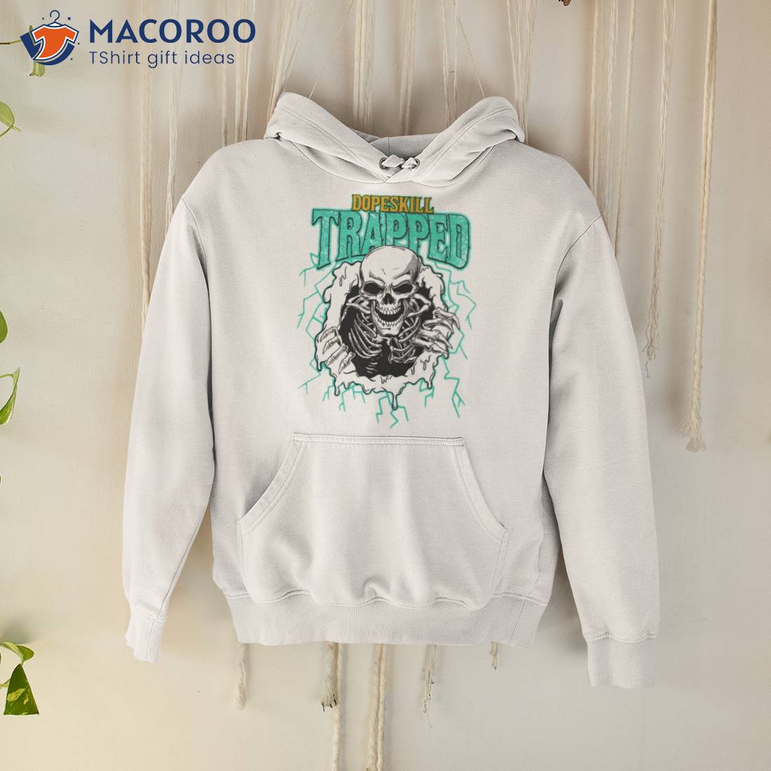 Dopeskill New Emerald Trapped Halloween Skull Shirt Dopeskill New Emerald Trapped Halloween Skull Shirt