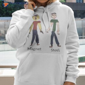 down the phoenix magnet and steel shirt hoodie