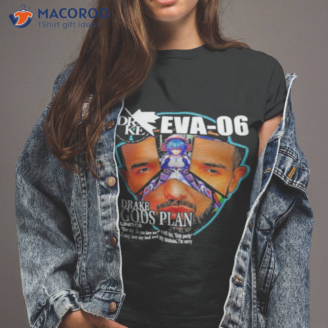 Drake Evangelion T-Shirt Drake Eva 06 Drake Gods Plan