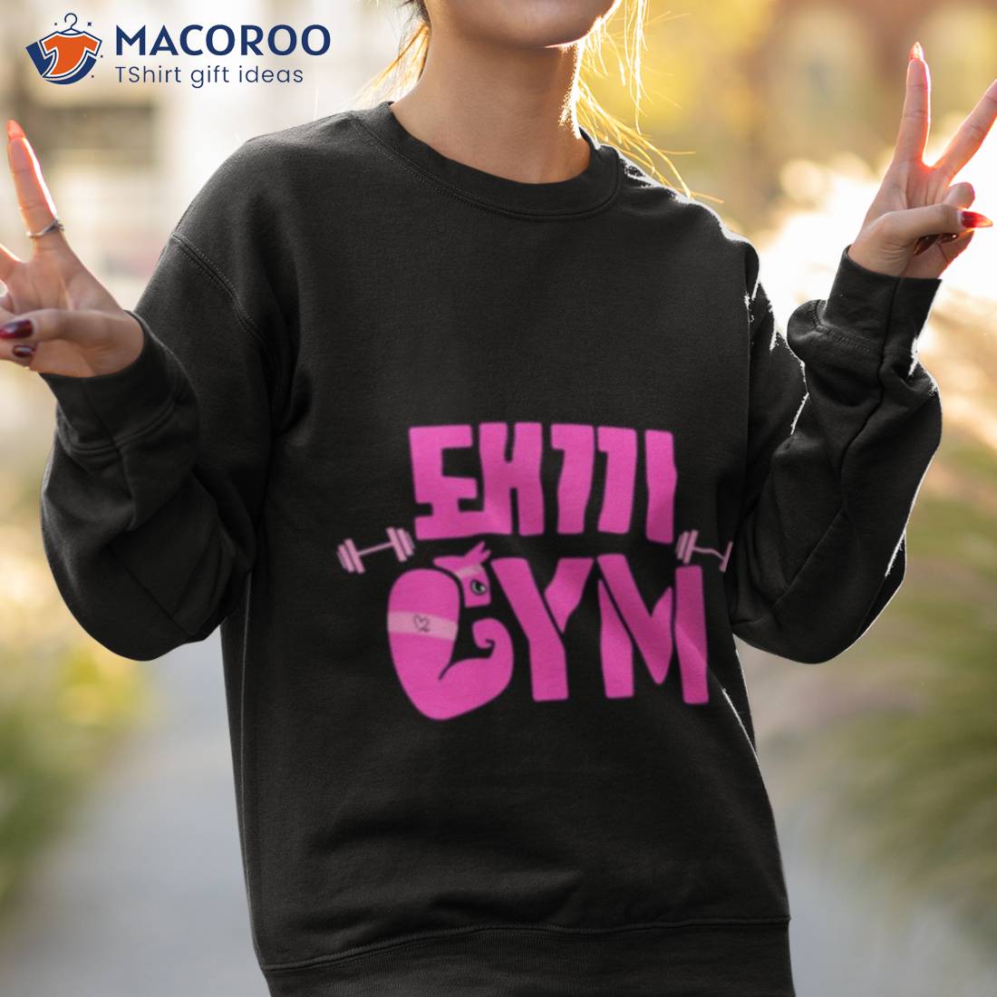 Dwaekki Gym Pink Shirt Dwaekki Gym Pink Shirt