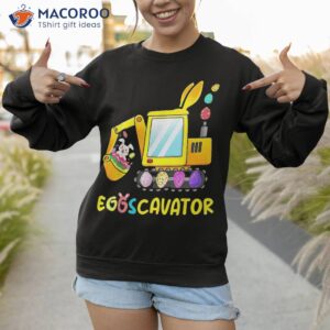 easter egg hunt shirt for kids toddlers funny eggscavator sweatshirt 1
