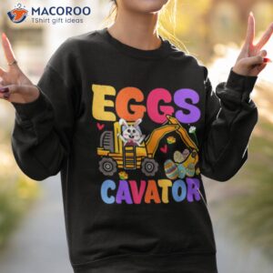 easter kids boys funny excavator happy eggscavator shirt sweatshirt 2