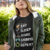 Eat Sleep Anime Gaming Repeat Kawaii Otaku Manga Shirt