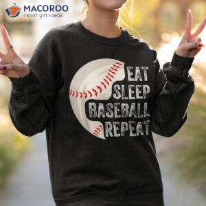 eat sleep baseball repeat player shirt sweatshirt 2