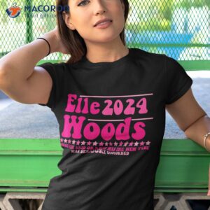 elle 2024 woods funny pink text apparel shirt tshirt 1