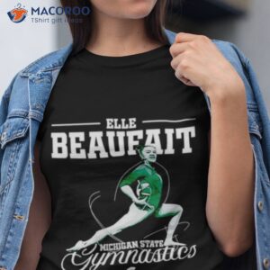 Elle Beaufait Illustration Michigan State Ncaa Women’s Gymnastics Shirt