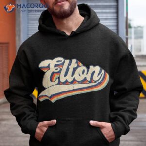 elton name personalized vintage retro gift shirt hoodie