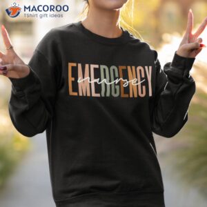 emergency nurse letters print er nursing school outfit shirt sweatshirt 2