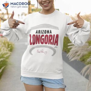 evan longoria arizona baseball name amp number front back shirt sweatshirt