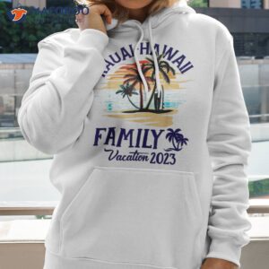 Family Vacation 2023 Kauai Hawaii Hawaiian Matching Group Shirt