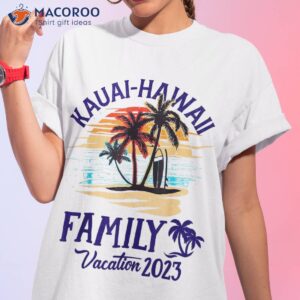 Family Vacation 2023 Kauai Hawaii Hawaiian Matching Group Shirt