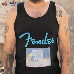 fender guitar shirt tank top