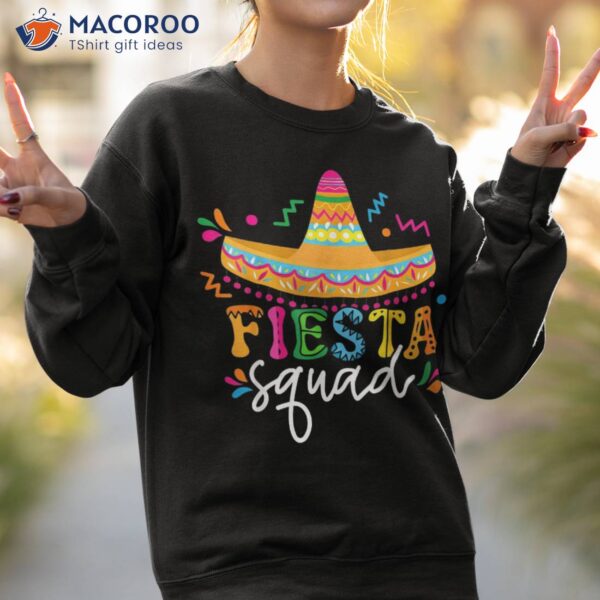 Fiesta Squad Cinco De Mayo Mexican Sombrero Group Family Shirt