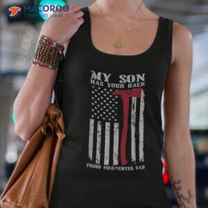 firefighter my son has your proud dad american shirt tank top 4